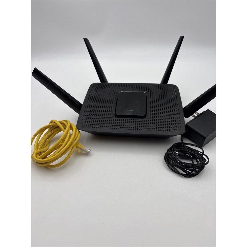 Linksys EA8300 Max-Stream AC2200 Tri-Band WiFi Router Gaming Smart Home Black